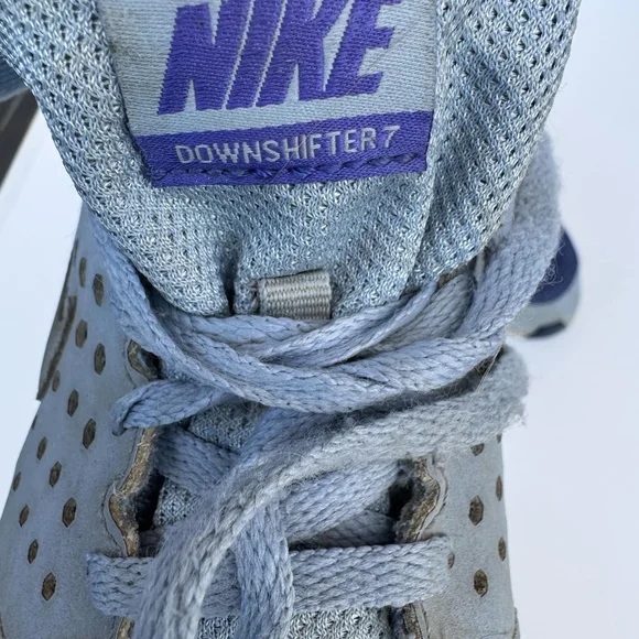 Nike Kids Blue and Gray Sneakers - Picture 2 of 7